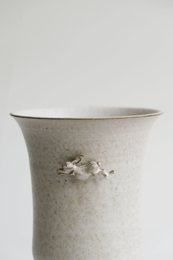 Moonrise Hopping Hare Vessel No.13 Vases