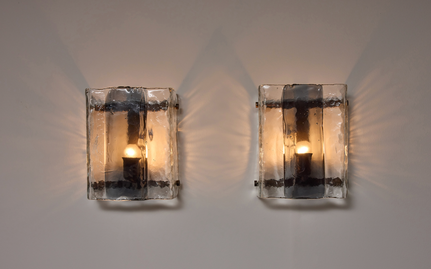 Murano Glass Wall Lamps By Carlo Nason For Mazzega Sconces
