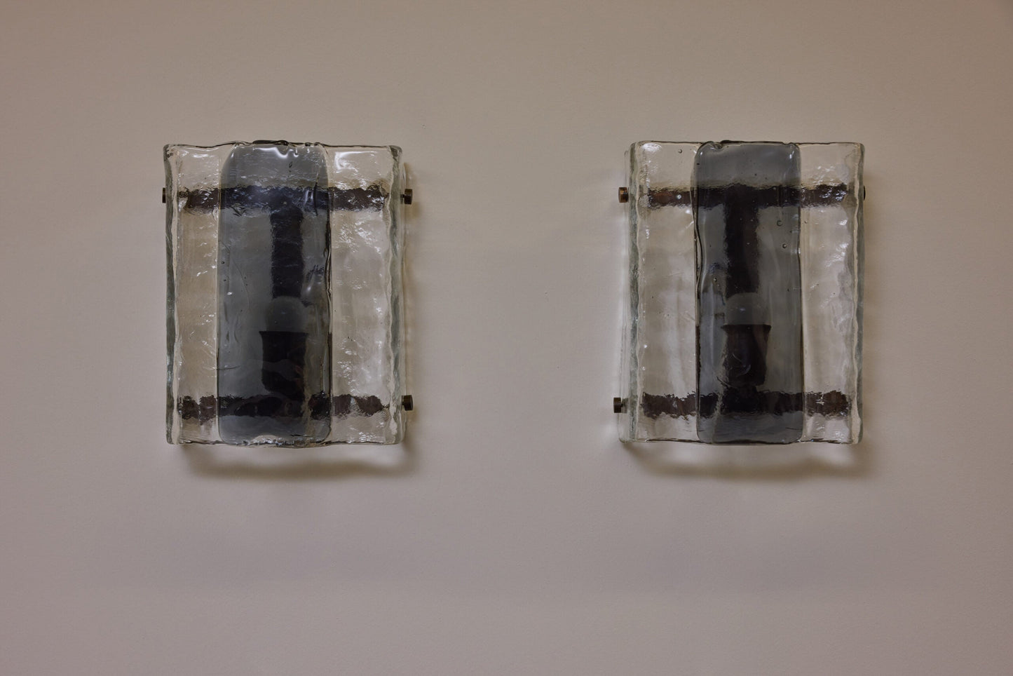 Murano Glass Wall Lamps By Carlo Nason For Mazzega Sconces