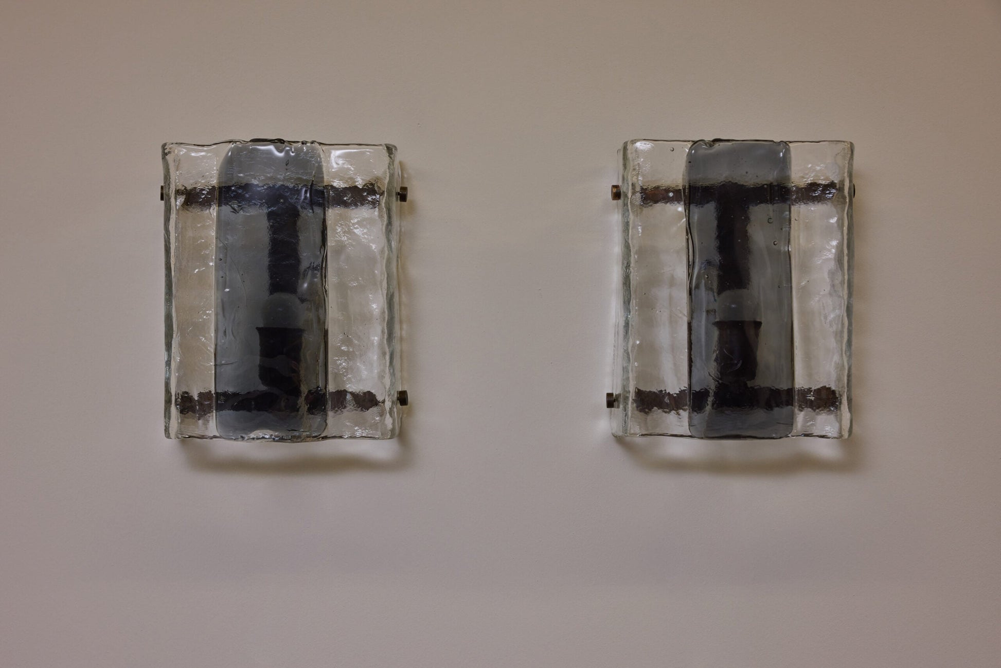 Murano Glass Wall Lamps By Carlo Nason For Mazzega Sconces