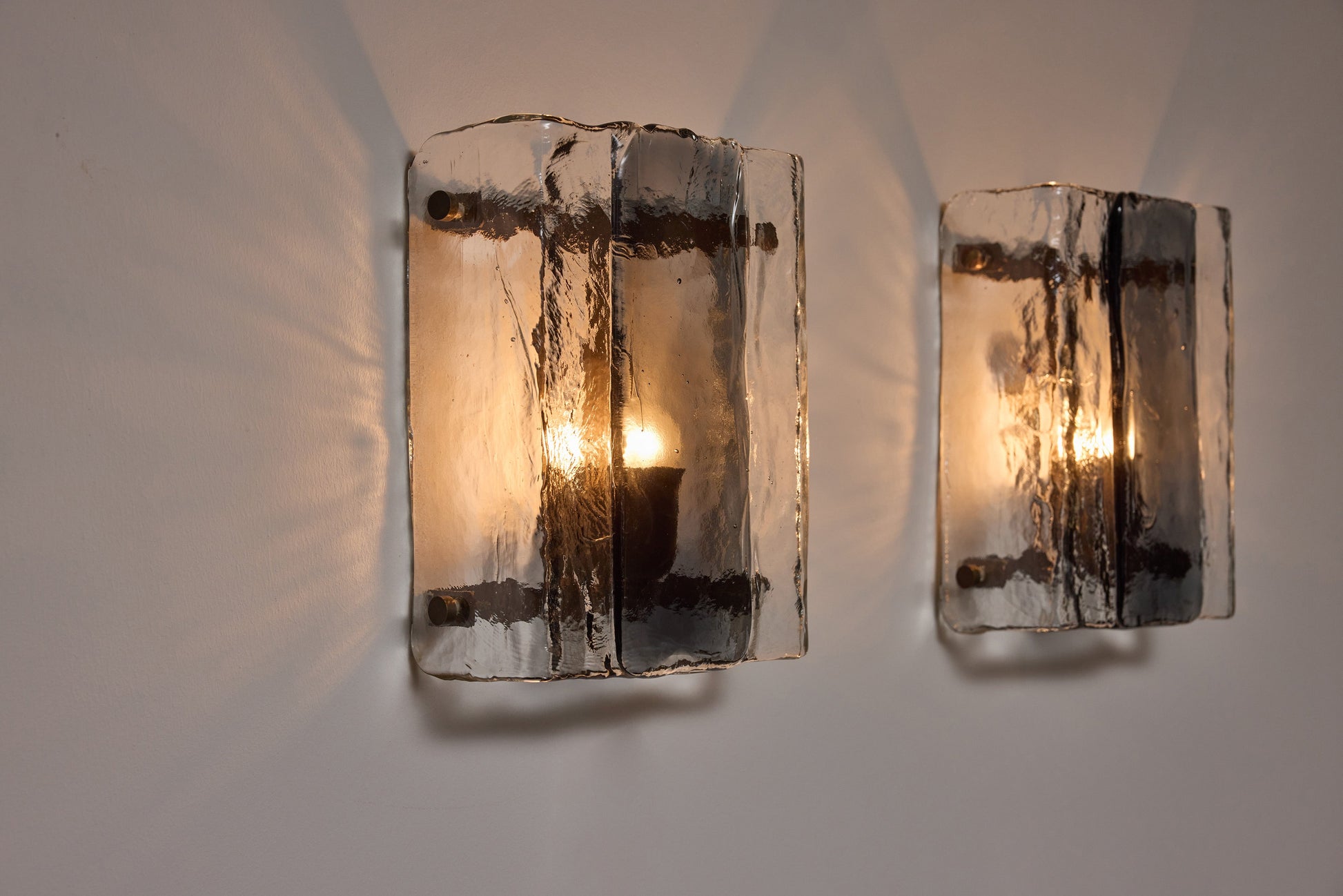 Murano Glass Wall Lamps By Carlo Nason For Mazzega Sconces