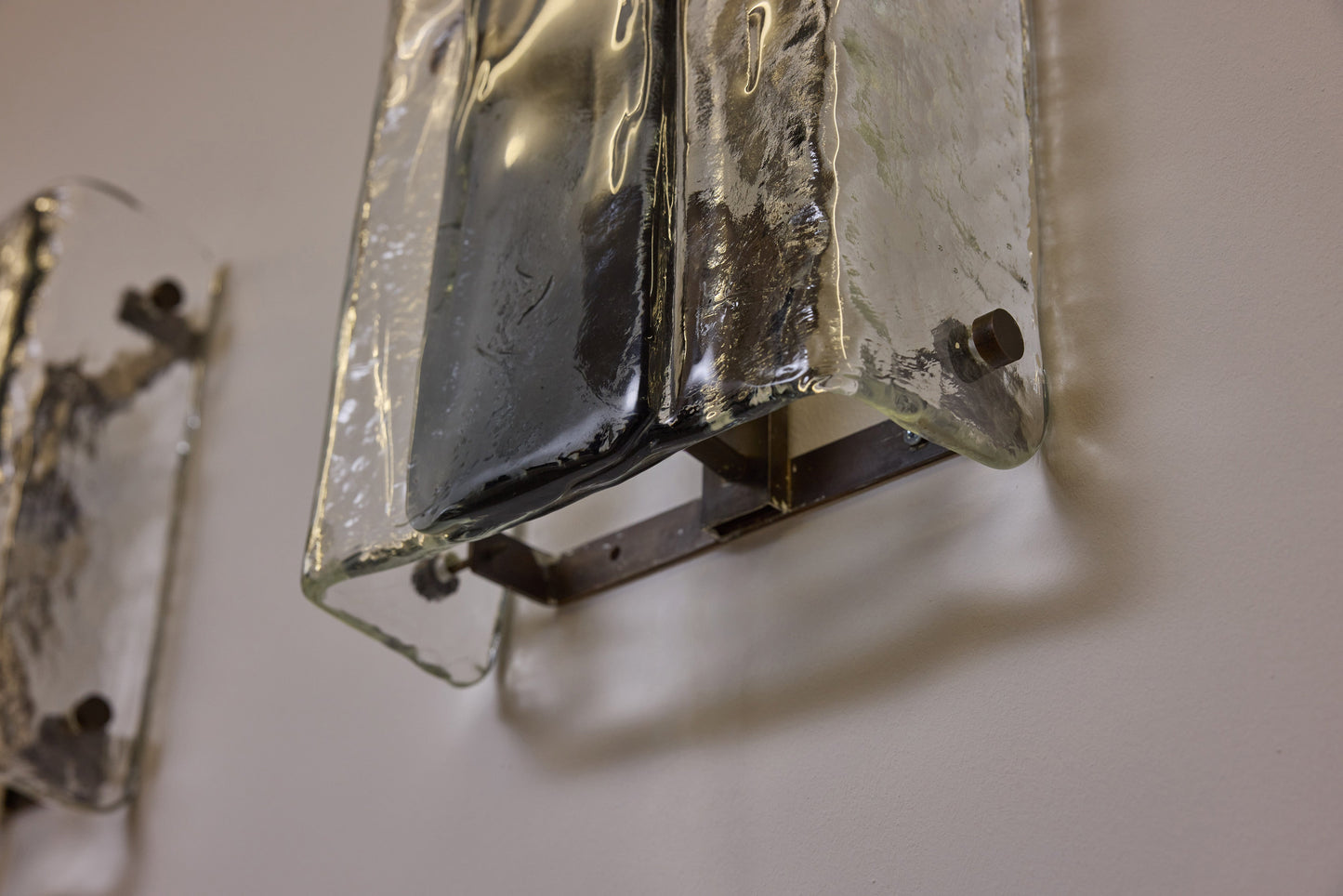Murano Glass Wall Lamps By Carlo Nason For Mazzega Sconces