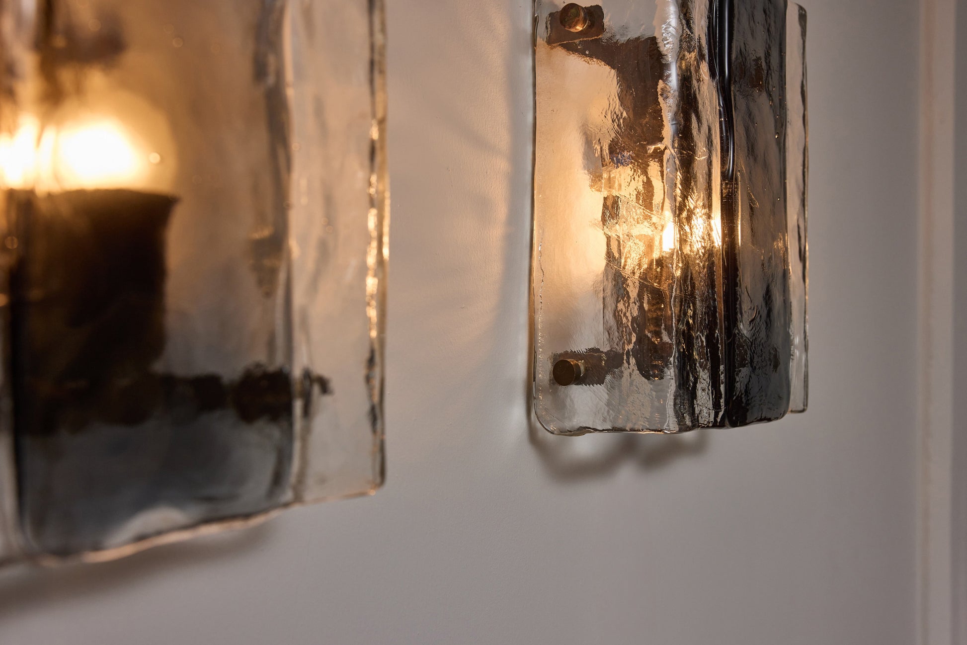 Murano Glass Wall Lamps By Carlo Nason For Mazzega Sconces