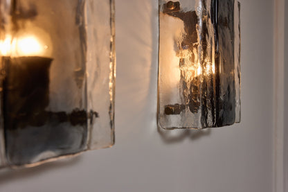 Murano Glass Wall Lamps By Carlo Nason For Mazzega Sconces