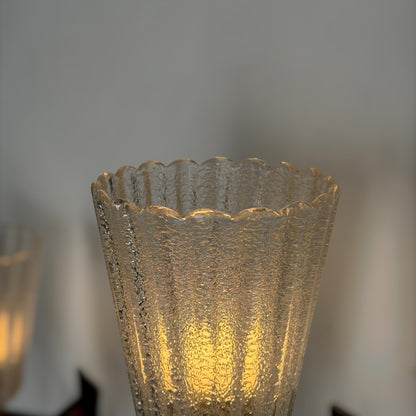 Pair of Large Murano Glass Wall Sconces by Archimede Seguso for Seguso Vetri d'Arte, 1940s Sconces
