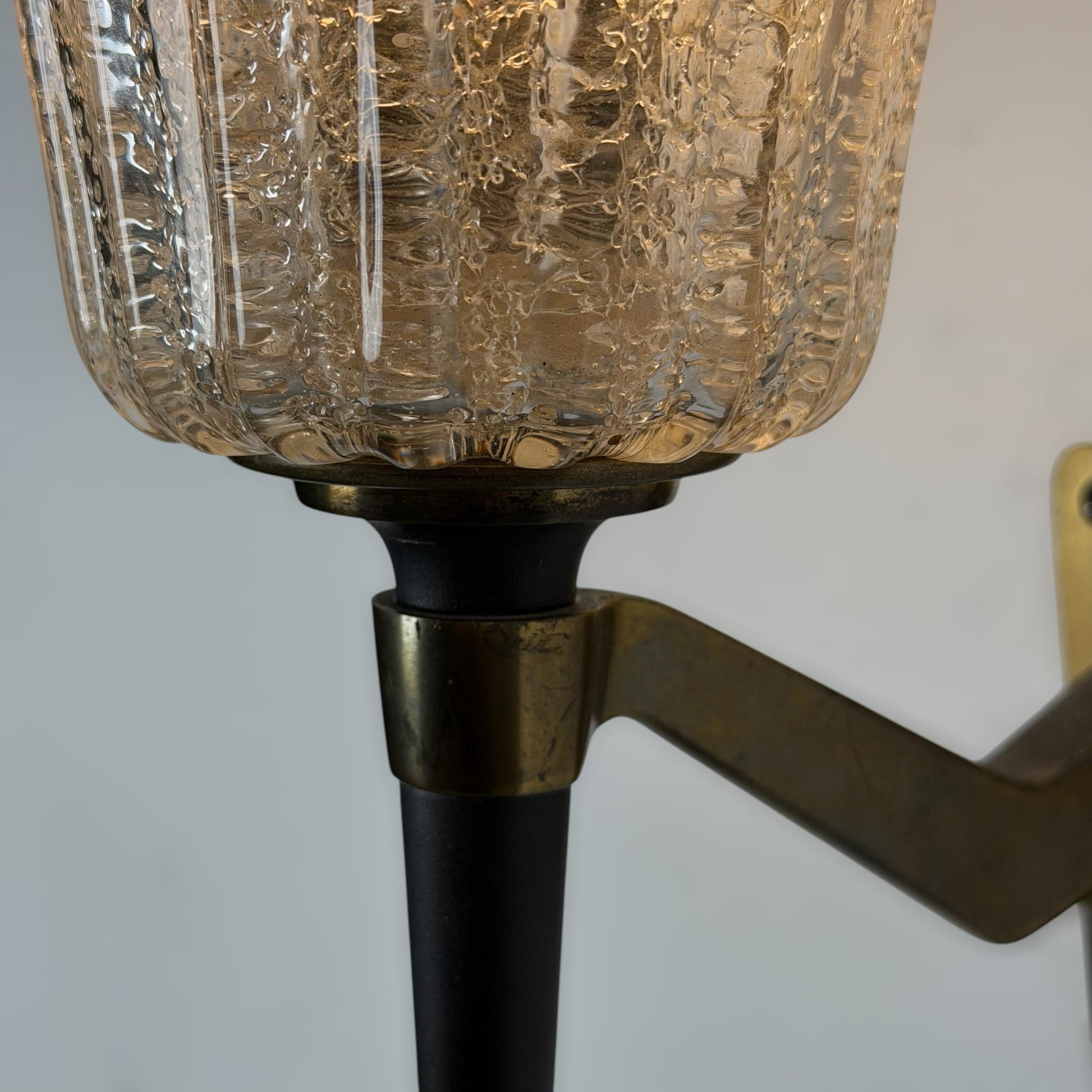 Pair of Large Murano Glass Wall Sconces by Archimede Seguso for Seguso Vetri d'Arte, 1940s Sconces