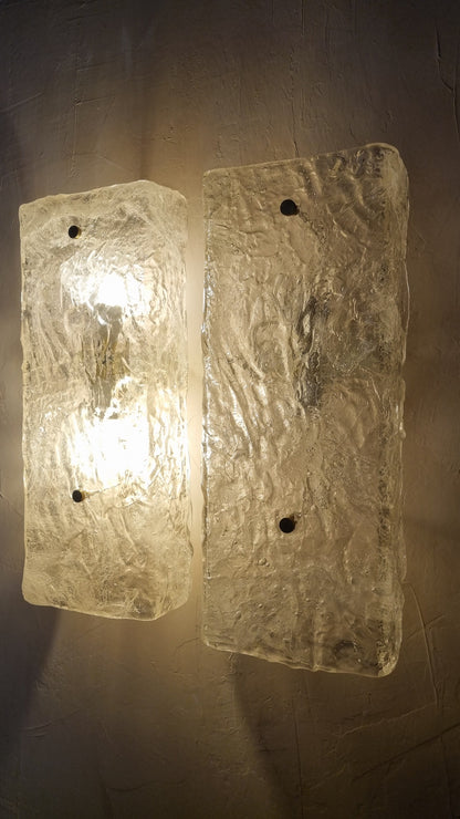 Murano Glass Wall Sconces by Barovier & Toso (Set of Two) Sconces Vintage