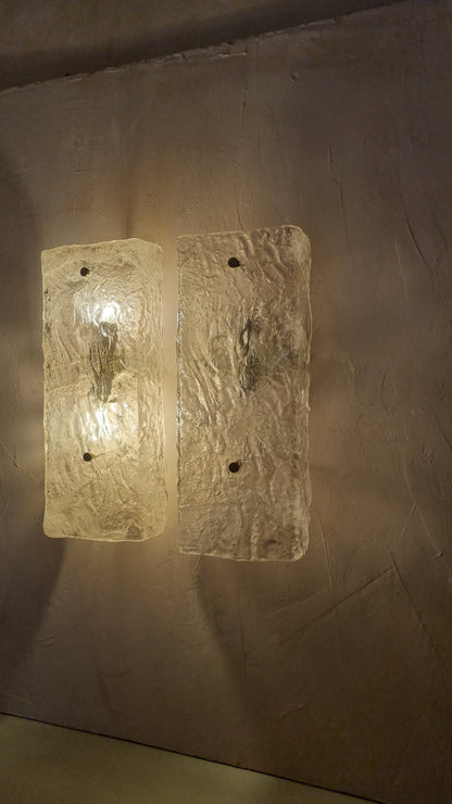 Murano Glass Wall Sconces by Barovier & Toso (Set of Two) Sconces Vintage