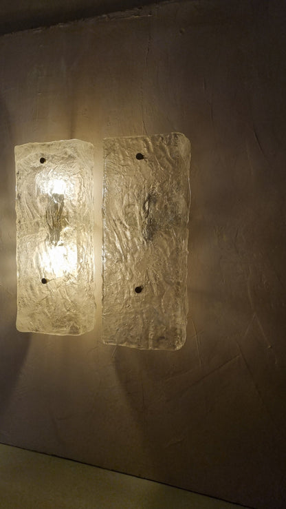 Murano Glass Wall Sconces by Barovier & Toso (Set of Two) Sconces Vintage