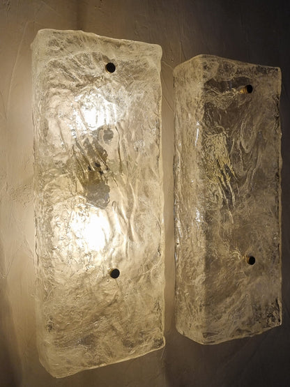 Murano Glass Wall Sconces by Barovier & Toso (Set of Two) Sconces Vintage
