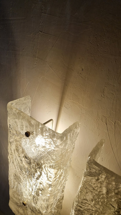 Murano Glass Wall Sconces by Barovier & Toso (Set of Two) Sconces Vintage