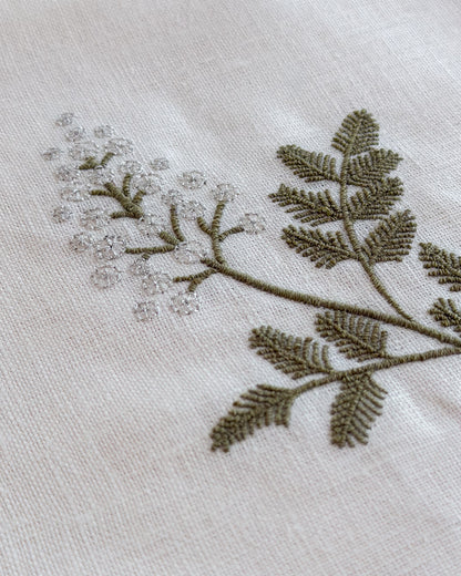 Fleur Ribbon Linen Napkin