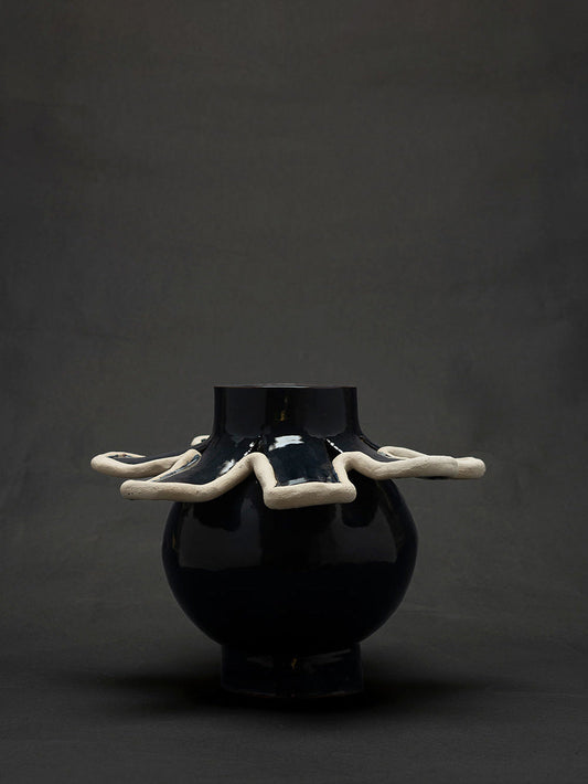 Navy Vase II by Los Objectos Decorativos Vases