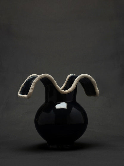 Navy Vase III by Los Objectos Decorativos Vases