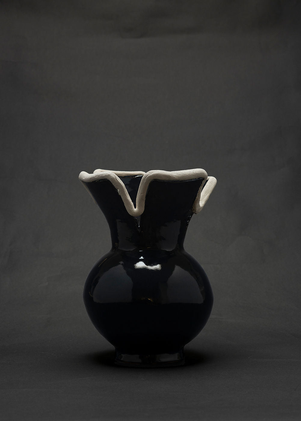 Navy Vase IV by Los Objectos Decorativos Vases
