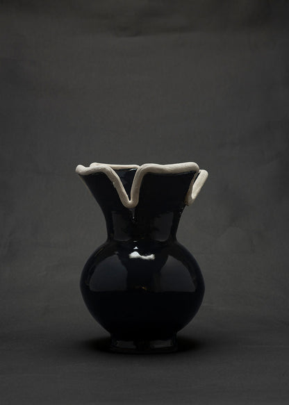 Navy Vase IV by Los Objectos Decorativos Vases