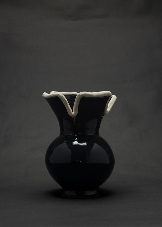 Navy Vase IV by Los Objectos Decorativos Vases