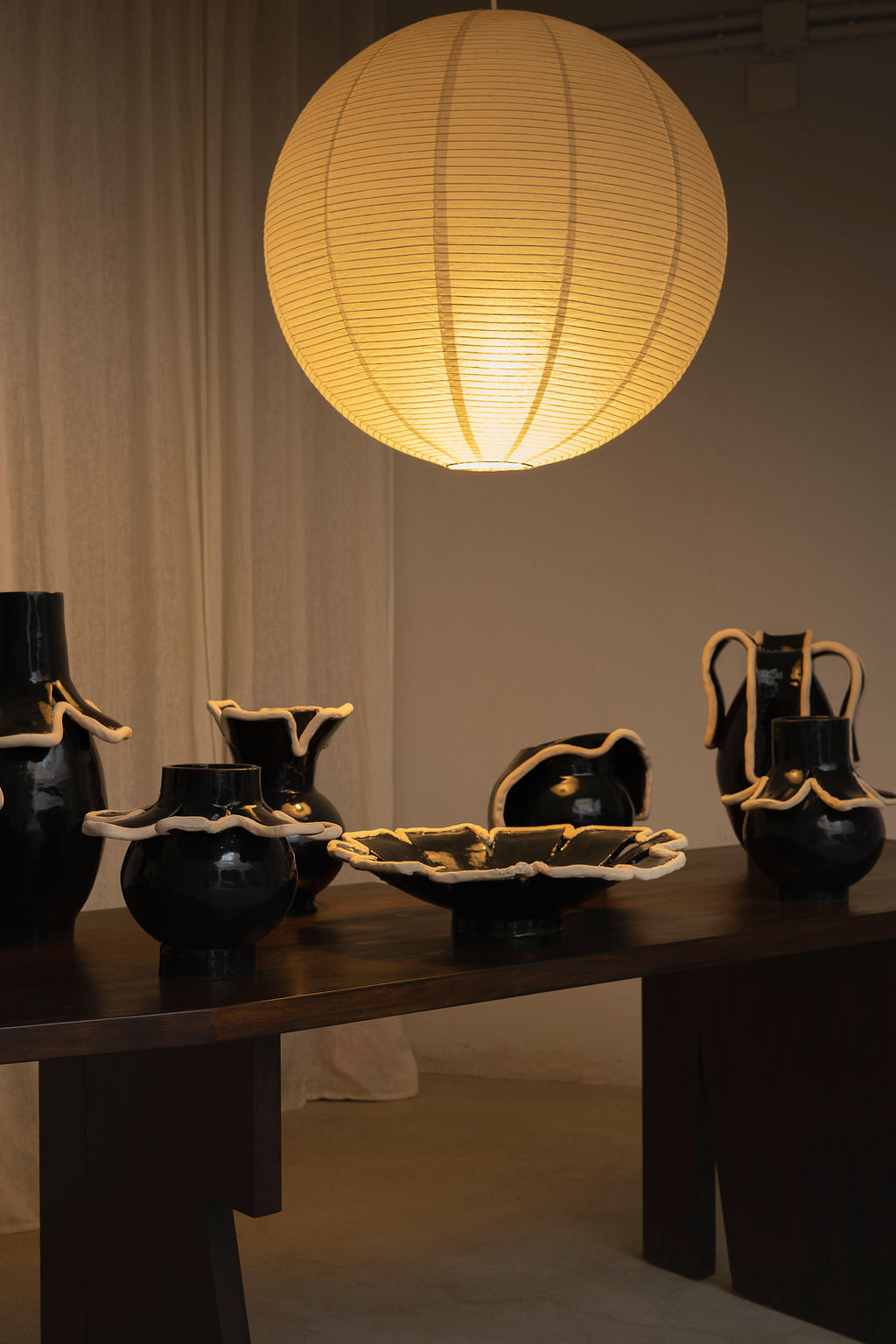 Navy Vase IV by Los Objectos Decorativos Vases