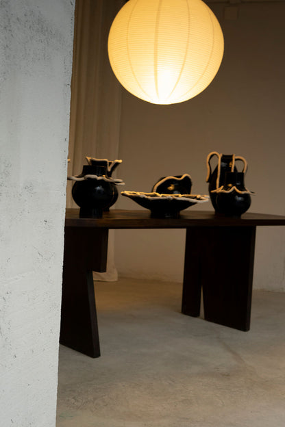 Navy Vase IV by Los Objectos Decorativos Vases