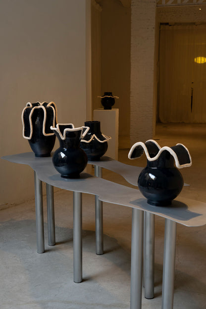 Navy Vase IV by Los Objectos Decorativos Vases