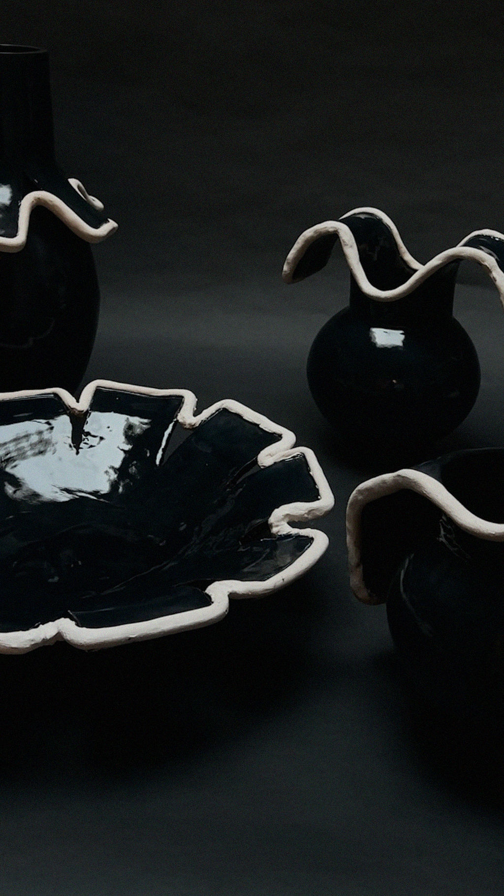 Navy Vase VI by Los Objectos Decorativos Vases