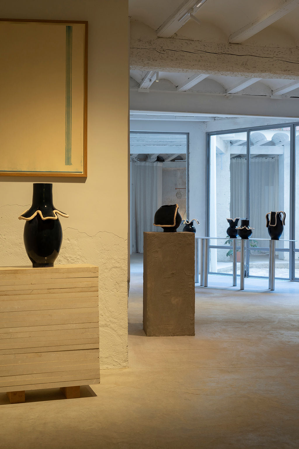 Navy Vase V by Los Objectos Decorativos Vases