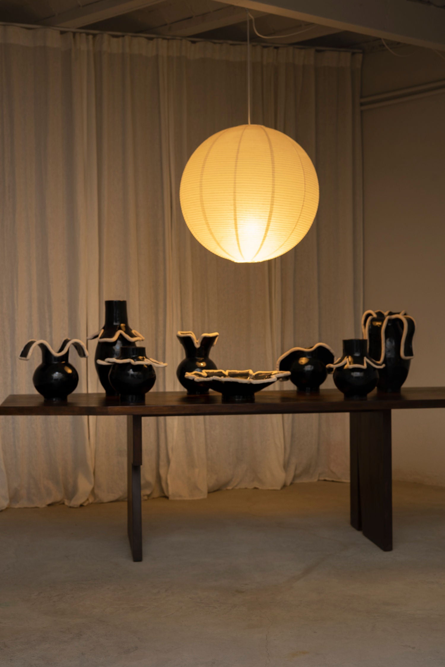 Navy Vase IV by Los Objectos Decorativos Vases