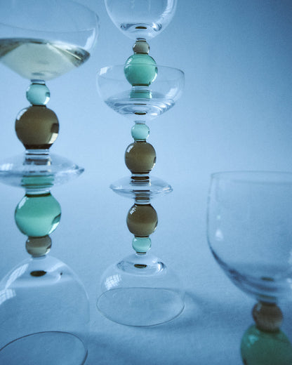 Noam Jade Hazel Wine Glass, Set of 4 Glassware