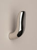 Noor Hook - Polished Nickel Hardware