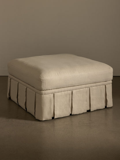 Nora Ottoman Creme Ottomans