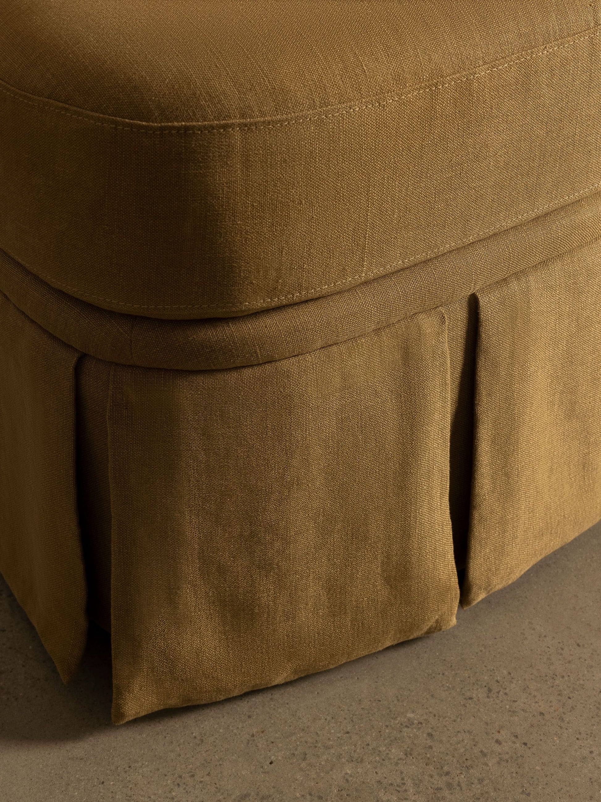Nora Ottoman Caramel Ottomans