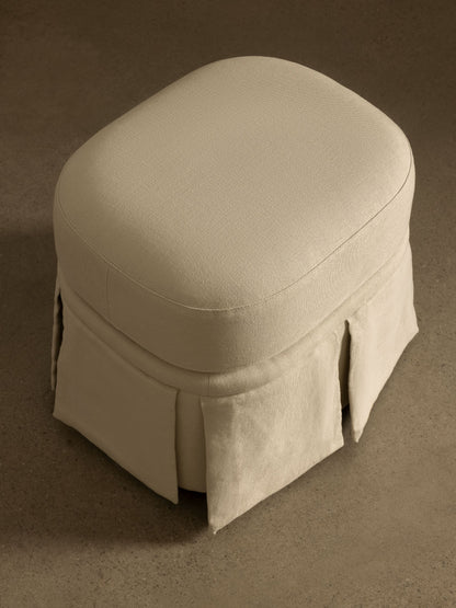 Nora Ottoman Creme Ottomans