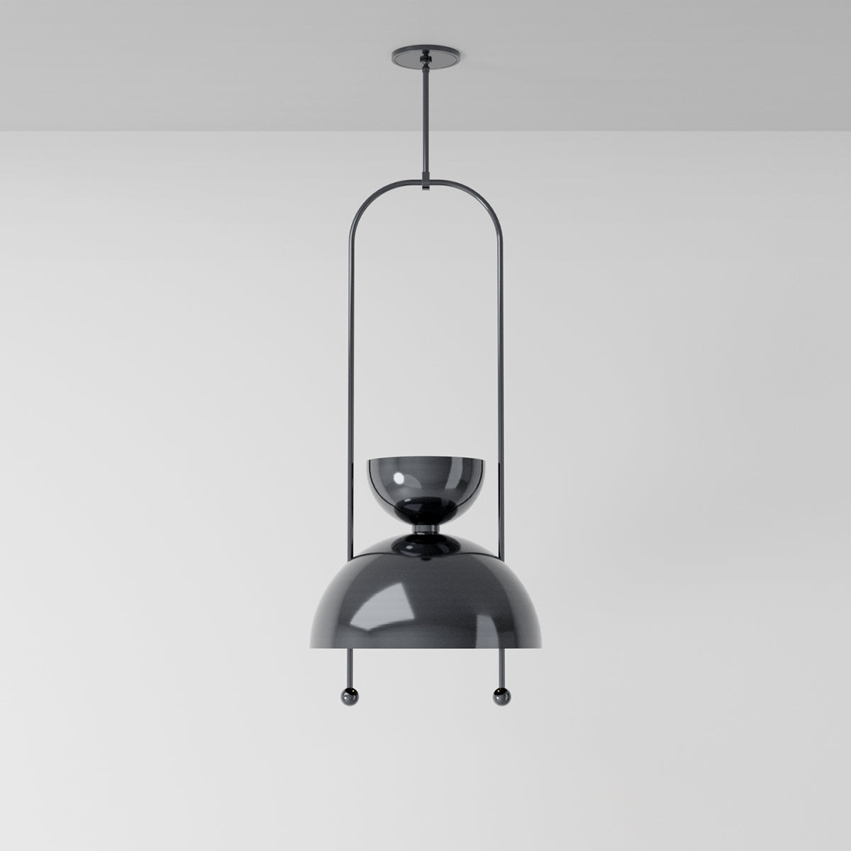 Novo 18 Ceiling Light in Pewter Flush Mounts