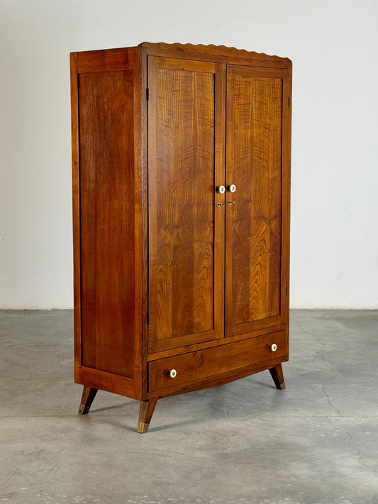 Oak Wardrobe by Italo Gamberini, Tuscany, 1940s Cabinets