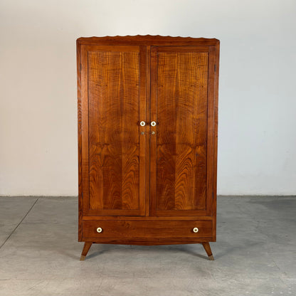Oak Wardrobe by Italo Gamberini, Tuscany, 1940s Cabinets