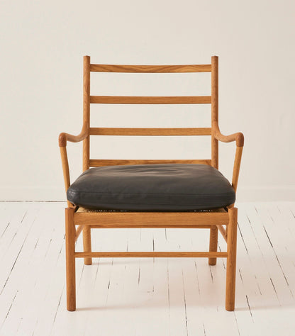 Ole Wanscher OW149 "Colonial" Chair in Oak with Leather Cushions, Made by Carl Hansen and Son Chairs