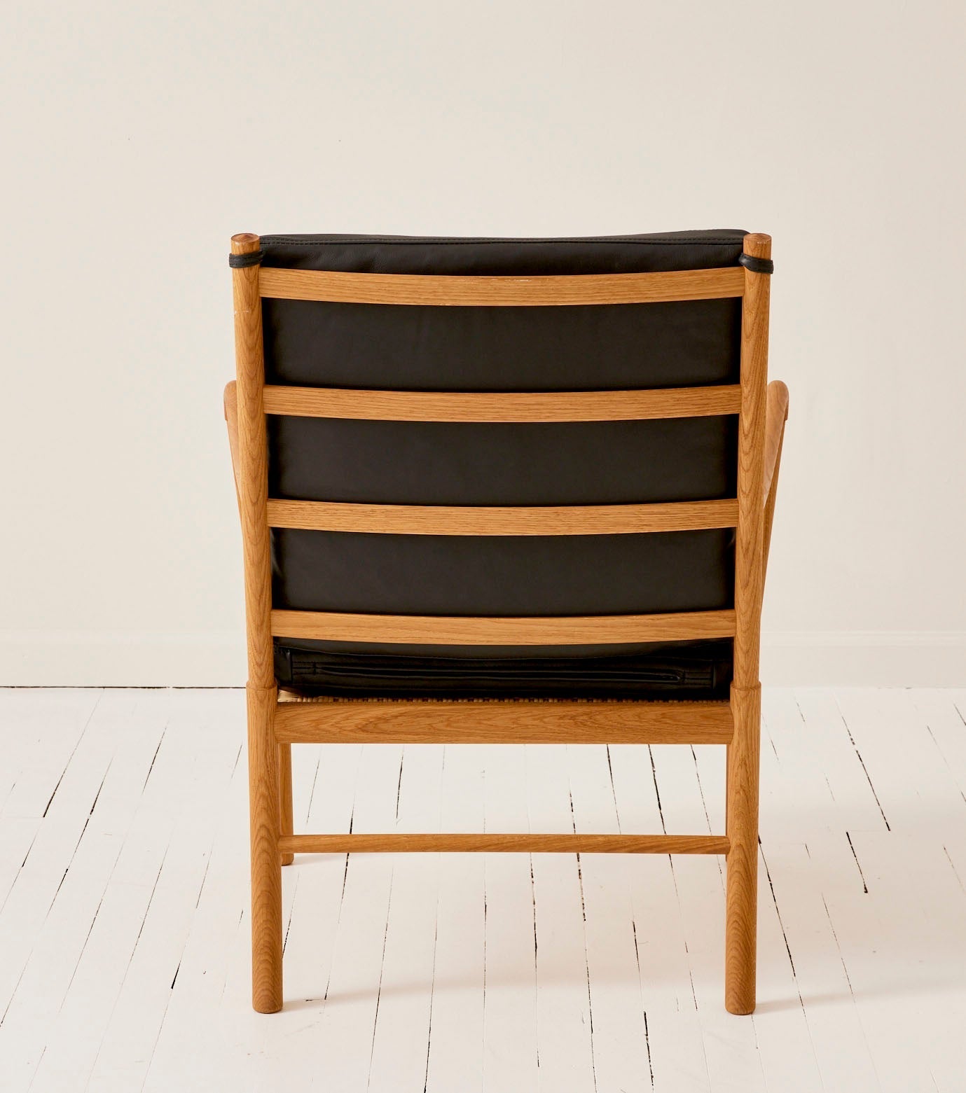 Ole Wanscher OW149 "Colonial" Chair in Oak with Leather Cushions, Made by Carl Hansen and Son Chairs