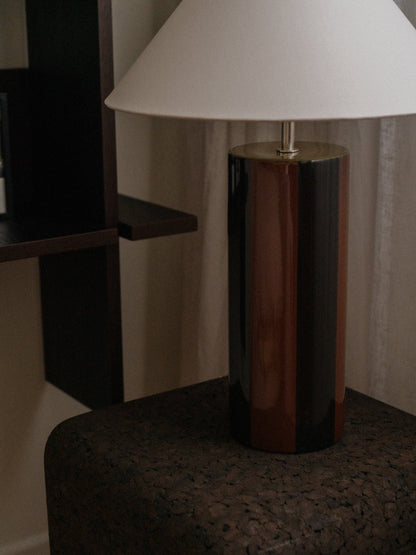 Ombrellina Table Lamp in Blackberry Syrup & Ginger Bread Table Lamps