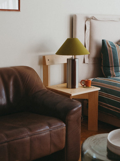 Ombrellina Table Lamp in Chicory Coffee & Golden Olive Table Lamps