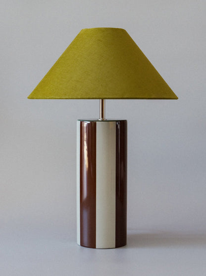 Ombrellina Table Lamp in Chicory Coffee & Golden Olive Table Lamps