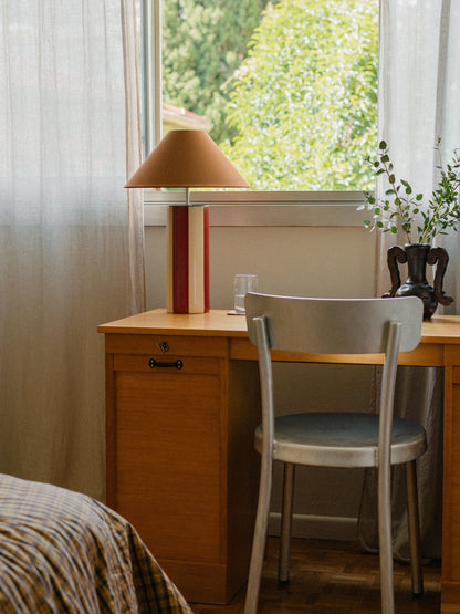 Ombrellina Table Lamp in Oxblood & Cognac Table Lamps