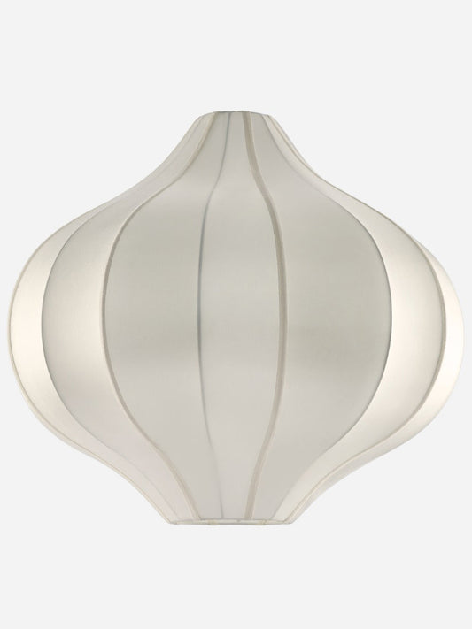 Onion Large Lampshade with Off-White Silk Lamp Shades