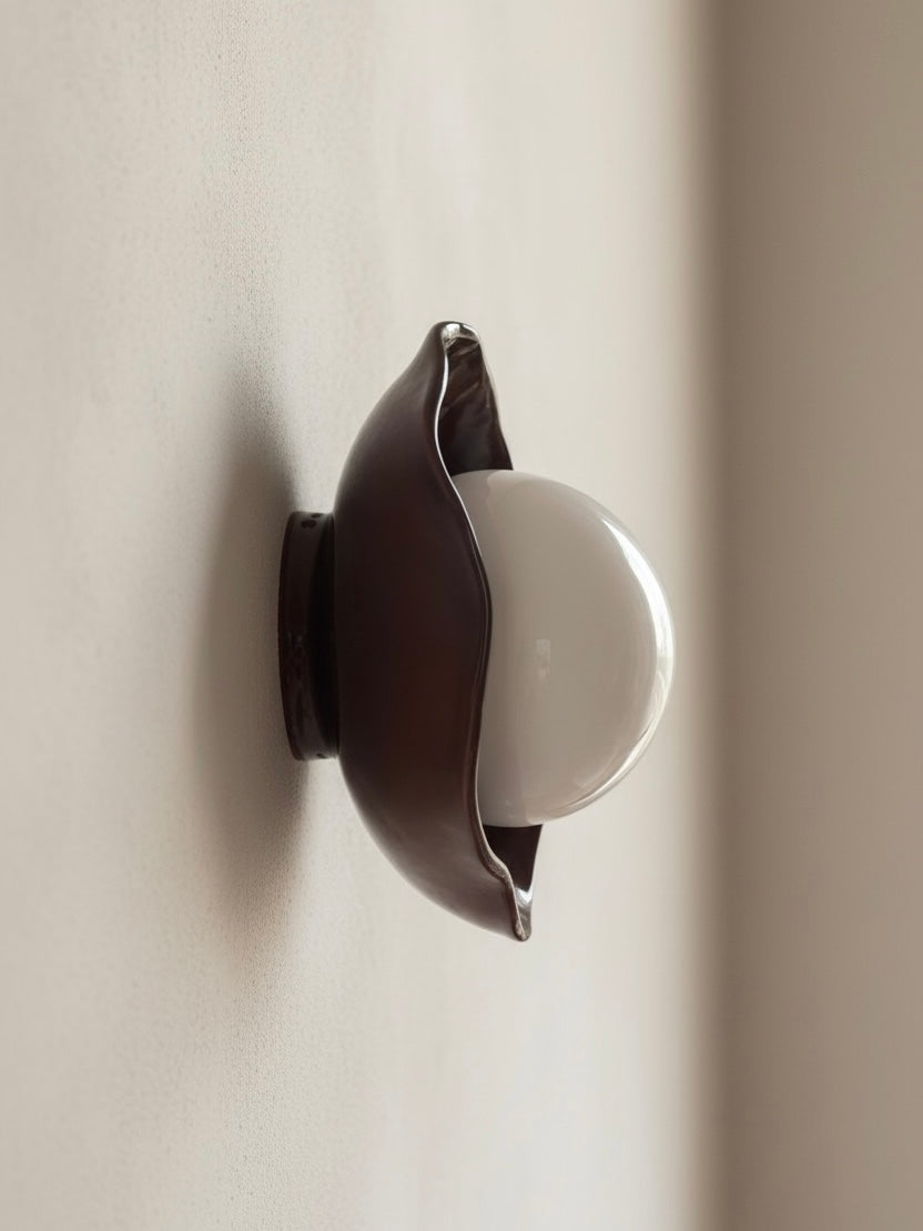 Velour Orb Wall Sconce