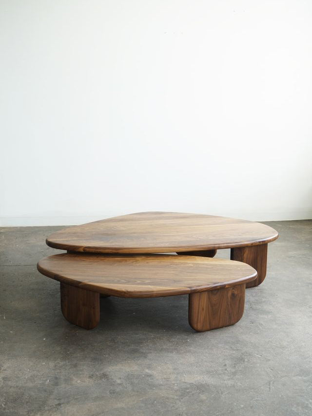 Organic 3 Nesting Coffee Table Set by Last Workshop Coffee Tables