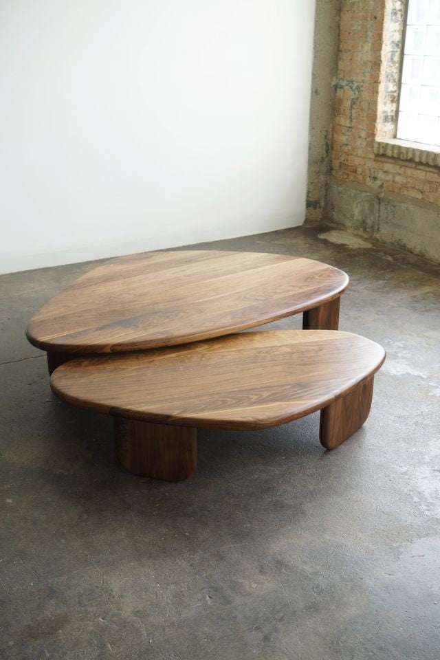 Organic 3 Nesting Coffee Table Set by Last Workshop Coffee Tables