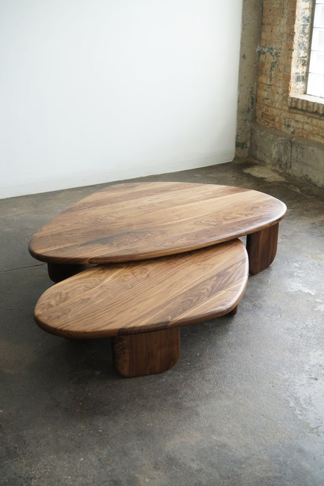 Organic 3 Nesting Coffee Table Set by Last Workshop Coffee Tables