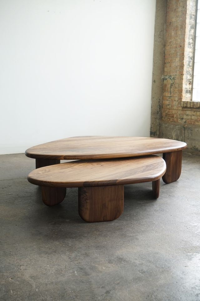 Organic 3 Nesting Coffee Table Set by Last Workshop Coffee Tables