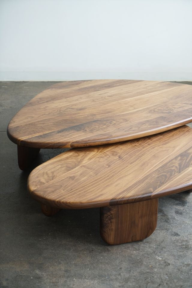 Organic 3 Nesting Coffee Table Set by Last Workshop Coffee Tables