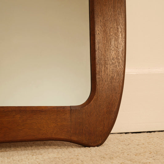 Organic Wooden Mirror - France, 1960s Mirrors