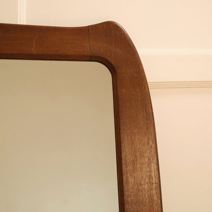 Organic Wooden Mirror - France, 1960s Mirrors